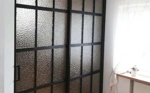 Ściana metalowo - szklana typu LOFT