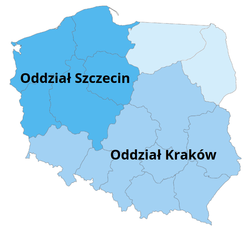 Mapa Oddziałów