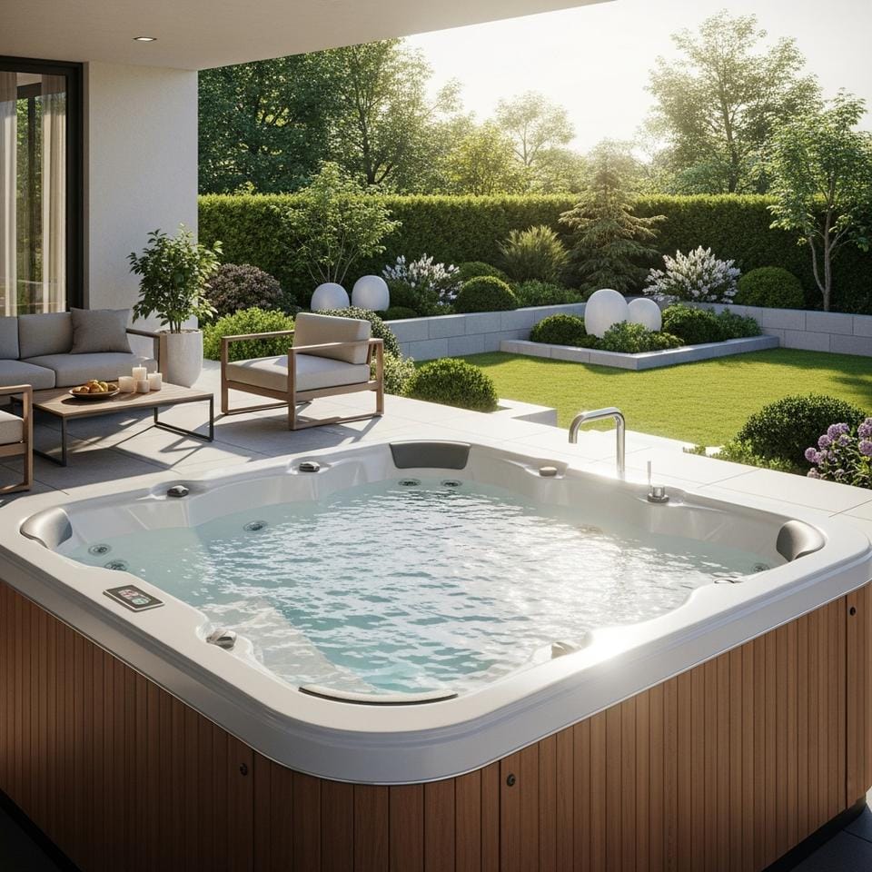 Ekskluzywne jacuzzi i spa ogrodowe SKE Design